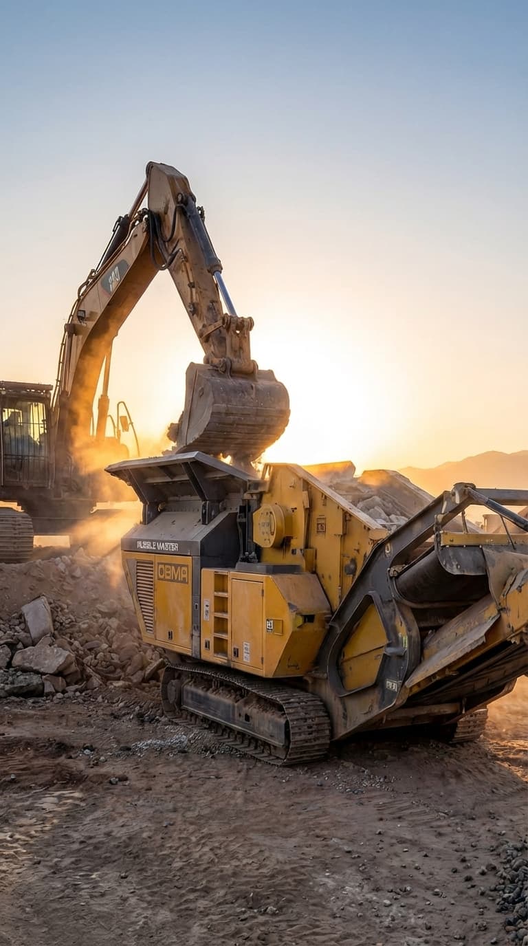 Concrete recycling and crushing services in Langley BC